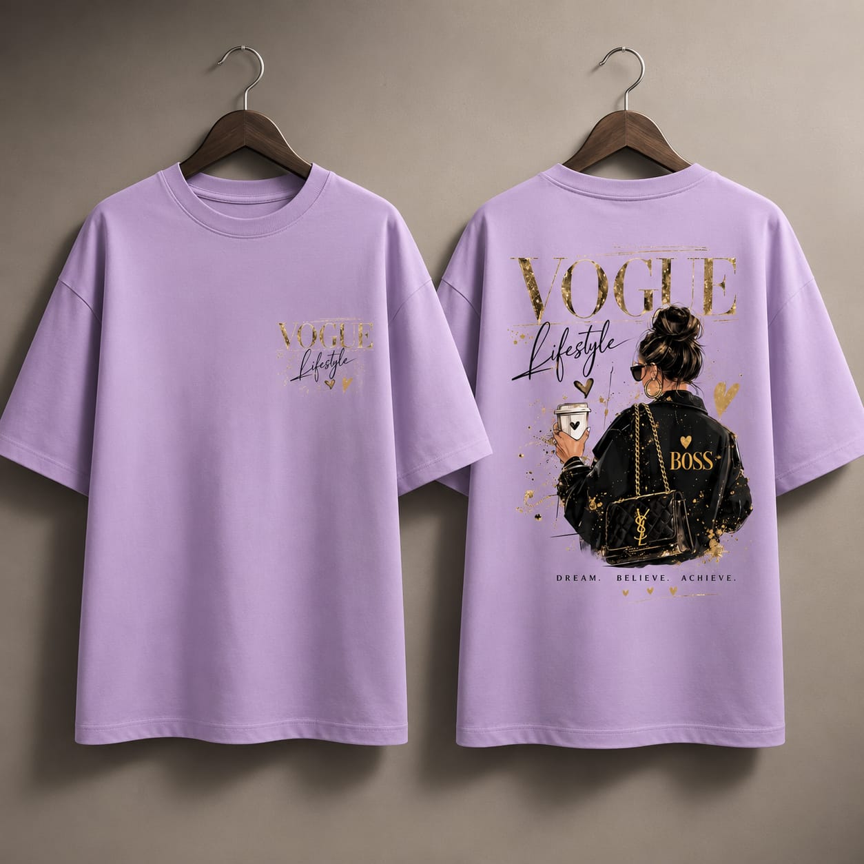 Girls Vogue Lifestyle Oversized T-Shirts (RR-01)
