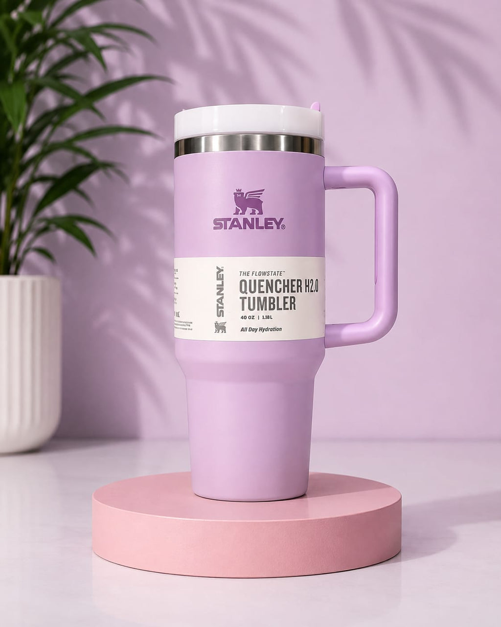 Stanley Quencher H2.0 FlowState™ Tumbler 40oz (1.18L) – Lavender Purple | Insulated Stainless Steel Travel Mug with Handle & Straw (03)